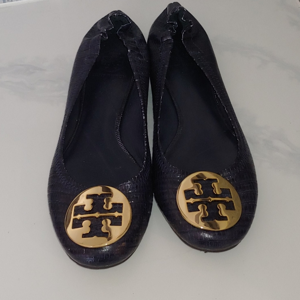 Navy blue Reva Flat